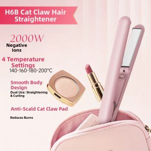 「China Plug」LENA | Negative Ion Mini Straightening & Curling Iron