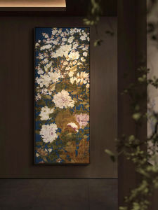 New Chinese Style Restaurant Corridor Background Wall Decorative Painting Hotel Restaurant Entrance Hanging Picture Middle Ancient Style