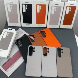 Samsung | SAMSUNG S26/S26+/S26 UltRa 5G Leather Kindsuit Phone Case S 26 S26Plus Matte Premium Leather Full Shockproof Bumper Shell +box