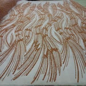 Kain Tille/Kebaya Suger Cundy Full Payet motif Salur Salur. Kebaya wanita