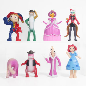 Bandai | 8PCS-THE AMAZING DIGITAL CIRCUS Model ToyHobbies Cartoon Art AccessoriesReward Anime Gifts For Children Cartoon Decoration Toy