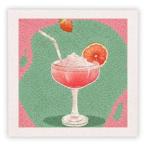 RUOPOTY Cup Punch Needle Frame Art Supplies Craft Supplies Still Life Punch Embroidery Needles Adults Crafts Diy Kits