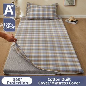 All Cotton Washed Cotton Student Dorm Bed Mattress Cover