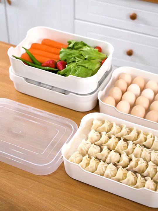 NIKANO A88- Egg Storage Box กล่องเก็บไข่ 24ช่อง ถาดเก็บไข่ กล่องหลุม ใส่ของ ในตู้เย็น ที่ใส่ผัก ถาดใส่ไข่ แช่อาหาร กล่องใส่ไข่ เก็บไข่ เก็บผลไม้