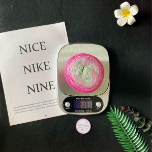 Yarn - Sợi cầu vòng lụa Đức 100% | Cỡ sợi 0.6mm - 08mm - Sợi bóng mền đẹp | Sợi đan móc mùa hè