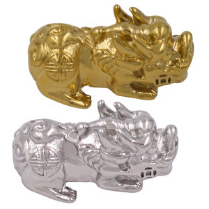 Vòng chuỗi đeo tay đá ngọc tủy tím charm tỳ hưu đôi inox trắng và vàng vòng chuỗi phong thủy charm tỳ hưu vòng tay hạt chuỗi