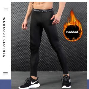 Mens autumn and winter sweatpants fitness pants adult training