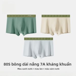 MiiOW | Quần lót nam Catman Cotton nguyên chất Quần lót nam Quần lót nam cạp vừa mùa thu 2024 Quần lót nam kháng khuẩn mềm mại thoáng khí cỡ lớn