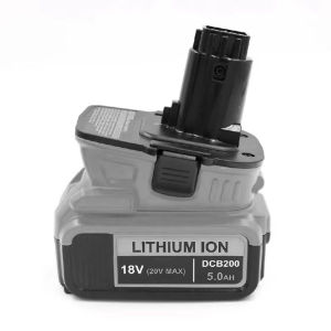 For Dewalt 18V Tools Convert For Dewalt 20V Lithium Battery DCA1820 Battery Adapter Work For Dewalt Max Dcb200 Dcb201 Dcb203