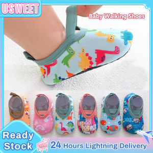 Baby Walking Shoes Baby Soft Sole Anti-Slip Indoor Shoes Lightweight And Soft Girls And Boys Floor Socks Light Home Shoes Indoor Slippers Baby Spring And Summer Breathable Shoes Cute Cartoon Pattern