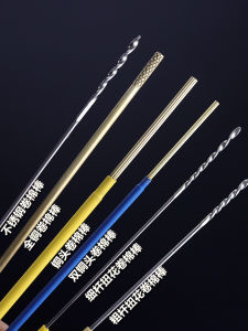 Thin Rod Copper Head Roll Cotton Swab Professional Ear Washing Medicine Twist Flower Non Slip Ear Cleaning Suit Tool Ear Cleaner Handy Gadget Digging Order