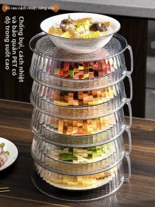 Bao Phủ Thức Ăn Thừa Nhà Bếp Dụng Cụ Đa Năng Bát Đĩa Đựng Cơm Đựng Thức Ăn Thừa Nhiều Lớp Bao Phủ Giữ Nhiệt Chống Bụi