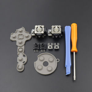 Xbox 360 Controller Repair Kit Analog Joystick Thumbstick Conductive Rubber Pads Opening Pry Tools Spare Replacement Parts