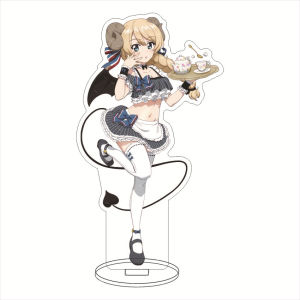 Bandai | 16CM Miho Nishizumi Anime Game Hình Với Tạp Dề Đầm Cosplay Acrylic Đứng Trang Trí Món Quà Dễ Thương Cho Bé Gái