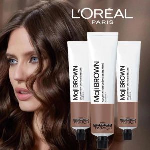 Màu Nhuộm Loréal MajiBrown Majifashion MajiCover Chuyên Phủ Bạc Thời Trang Giúp Tóc Bền Màu Và Bóng Mượt 50gram