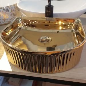 Chậu rửa mặt lavabo nghệ thuật đặt bàn LV026 MEN SỨ CAO CẤP CHỐNG Ố MÀU BẢO HÀNH 20 NĂM - Nhiều màu sắc lựa chọn - Chính hãng Audi