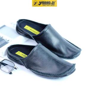 Yuang-Zi Sepatu Sendal Bustong Slop Pria / Sepatu Sendal Formal Selop Acara Pesta