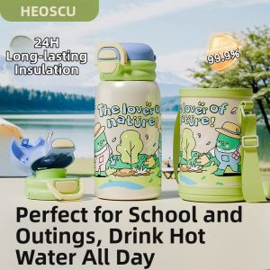 NIRMEI | Dual-Drink Insulated Cup Student Portable School Use