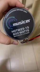MUSICER HDTW25-15 800W COMPRESSION DRIVER UNIT TWEETER HEAVY DUTY