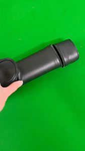 Black Leather 1/2 Pool Sport Billiard Cue case Billiards Pool Cue Tube Carrying Case PU Hard Billiard Case Adjustable Shoulder Strap Cue Storage Bag