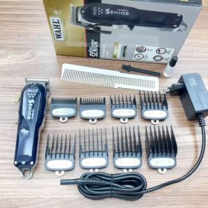 W Senior Tông Đơ Cắt Tóc Lưỡi Kép Mài Chuốt Cao Cấp Pin 2200mAh Dùng 4h Liên Tục Kèm Bộ Cữ Gá Thép Chuyên Dụng