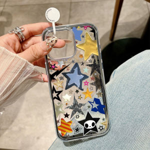 Clear 2in1 Star Case For Samsung A57 A56 A55 5G Cover A37 A36 A35 A17 A53 A54 A34 A26 A07 S26 Ultra S25 S23 S22 S24 Plus Funda