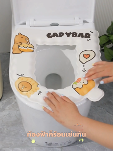 กันน้ําทิ้งกาวเบาะห้องน้ําเบาะครัวเรือนหนาพิมพ์ห้องน้ําปกสติกเกอร์เบาะ