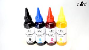 L&C Sublimation Ink for Epson Printers 100ml Refill Ink Set With Needle Gloves Compatible with Epson Printers