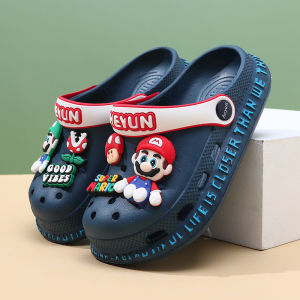 Childrens Clog Shoes Summer New Style Anti-slip Boys Sandals Outdoor Beach Slippers Breathable Soft EVA Material for Kids