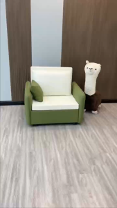Foldable Sofa Bed with Storage Cabinet Sleek Extendable Design