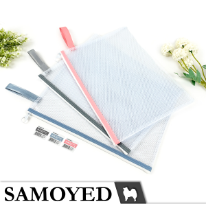 Tas Dokumen / Alat Tulis / Document / Stationery / Travel Zipper File Bag A4 Samoyed DCB-MH-A4