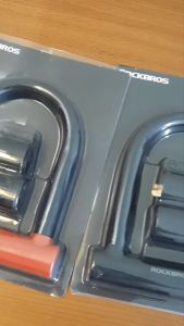 Kunci Gembok Sepeda Rockbros RKS610 Bike Bicycle Lock Double Lock 610mm Steel 1 Kunci Pas Waterproof Warna Hitam