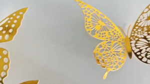 12Pcs/Set Butterfly Paper Bouquet - Birthday Cake & Wedding Party Decoration Butterfly Cake Topper