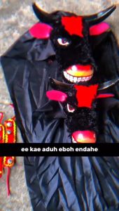 Mainan Paket Komplit Bantengan Dan Klinting Spons Bludru Mainan anak-anak Tk-Sd banteng Tanduk Kayu Sapi-sapian mberot gedruk mainan kesenian tradisional