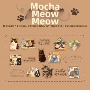Mr.paper | Cute Cartoon Cat Dog Diary Sticker
