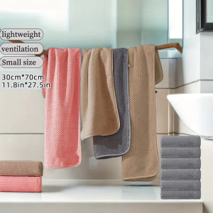 6-Piece Ultra Soft Towel Sets - Fast Drying Highly Absorbent Towels Skin-Friendly & Durable for Showers Gyms Hotels Saunas Mul