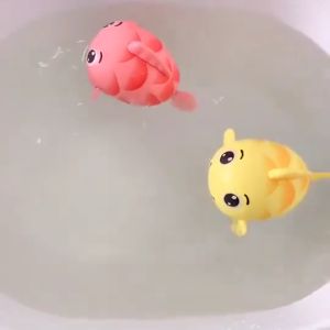 MAINAN MANDI ANAK PULL LINE TOYS KURA IKAN BEBEK BAYI WATER BATH LUCU