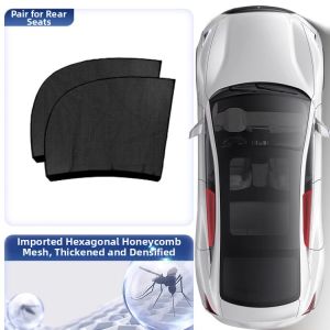 HELLOLEIBOO | Insect Repelling Sunscreen Privacy Car Curtain