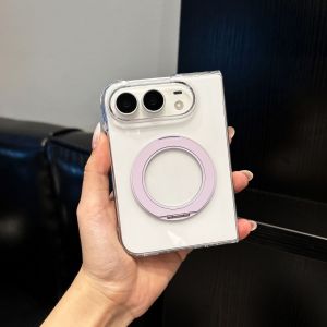 for iPhone Duo Case Clear with 360 Magnetic Kickstand Fit for MagSafe Armor Shockproof Durable Slim Fit Case for iPhone 18 Duo