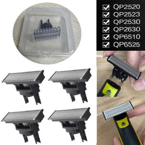 1/2/3/4 Pcs Shaver Replacement Blades for One Blade QP2520 QP2630 QP2515 QP2510 QP6510 QP6520 QP6531 Electric Beard Trimmer