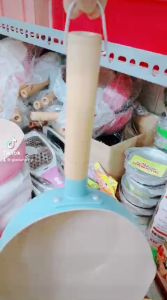 Chảoquánh chống dính sâu lòng đa năng tay cầm gỗ dài Pastel - Chảo chống dính sử dụng cho bếp từ -bếp hồng ngoại