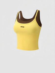 S&W | Color Blocking Anti-Shake Support Sport Vest for Women with Pads