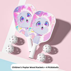 YUKE | Child Training Fiberglass Pickleball Rackets Set