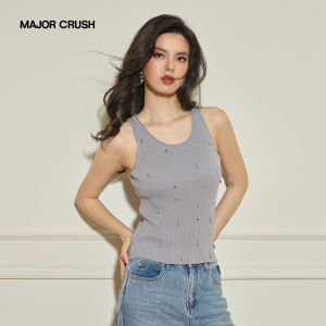 Fashion Knit Sleeveless Vest and Light Blue Jeans Set