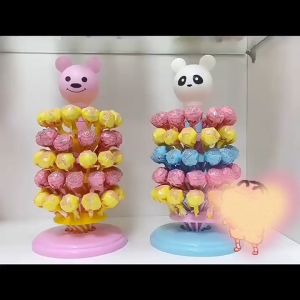 10 Layers Tempat Permen Lolipop Stand Lolipop Cakepop Pagar Rak Display Permen Lolipop Multi Layer