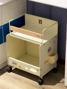 Mobile Book Storage and Organization Trolley