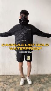 Jaket Cagoule Polet Gold Bgsr / Jaket Cagoule Casual Pria / Jaket Parasut Pria / Jaket Cagoule Pria