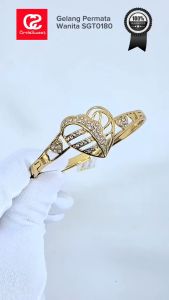 Gelang Permata Wanita SGT0180 Desain Elegan - Anti Karat & Anti Luntur - Aksesoris Perhiasan Wanita Mewah