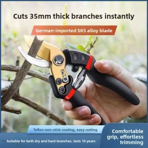 MONLEYTA | Effort-Saving German Precision Pruning Shears For Thick Branches Home Gardening Floral Art Tools Professional Fruit Tree Pruning Scissors