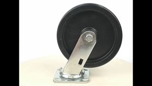 Heavy Duty Caster Wheel With Double Ball Bearing PU/Rubber/Iron Wheels 4 Inch 6 Inch Swivel With Brak Trolley Wheels